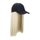 thumbnail image 3 of Peluca De Gorra De Béisbol Con Extensiones De Cabello Para Fiesta, Escenario, Actuación, Cabello Beige Decorativo, 3 of 5