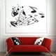 thumbnail image 2 of Decomural Music Notes Floral Flowers WS-15514, 2 of 2