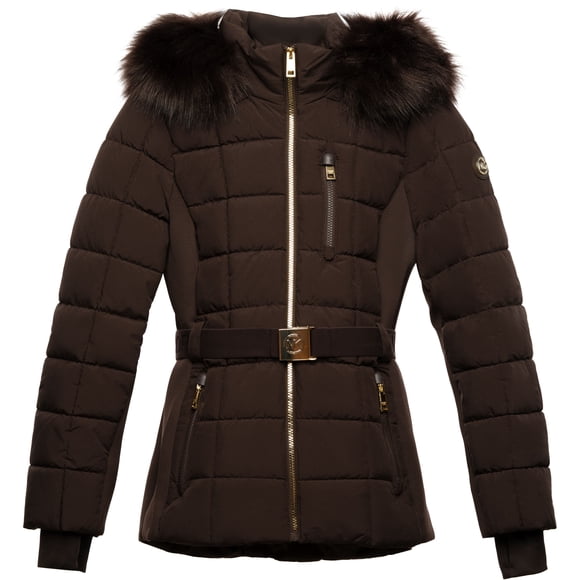 Chaqueta Mixta Activa Michael Kors Chocolate S Mujer