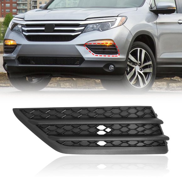 Cubierta de Luz Antiniebla BXZ para Honda Pilot 2016-2018 Negro