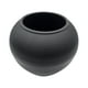 thumbnail image 3 of Macetero Plastico Redondo Ovalado Moderno Con Textura S negro, 3 of 6