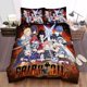 thumbnail image 1 of Fairy Tail Anime Quilt Duvet Cover Set Bed Linen Kids Soft Home Textiles Bedding3-Piece Bedding Set, 1 of 5