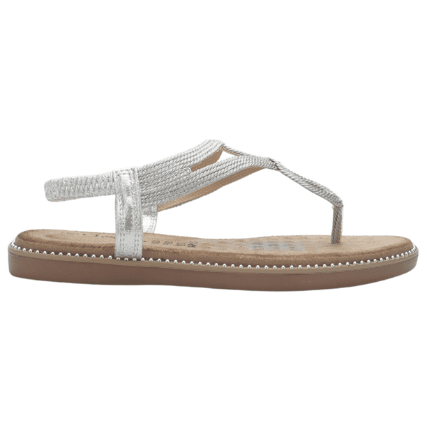 Sandalia de Mujer de color Plateado Casual Chalada Angui-1