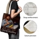 thumbnail image 3 of Bob Ross: El Placer de Pintar Bolso de tela con estampado de lienzo para mujer, bolsa de compras reutilizable y estética, con cremallera interior, regalo para mujer,38*45cm., 3 of 6