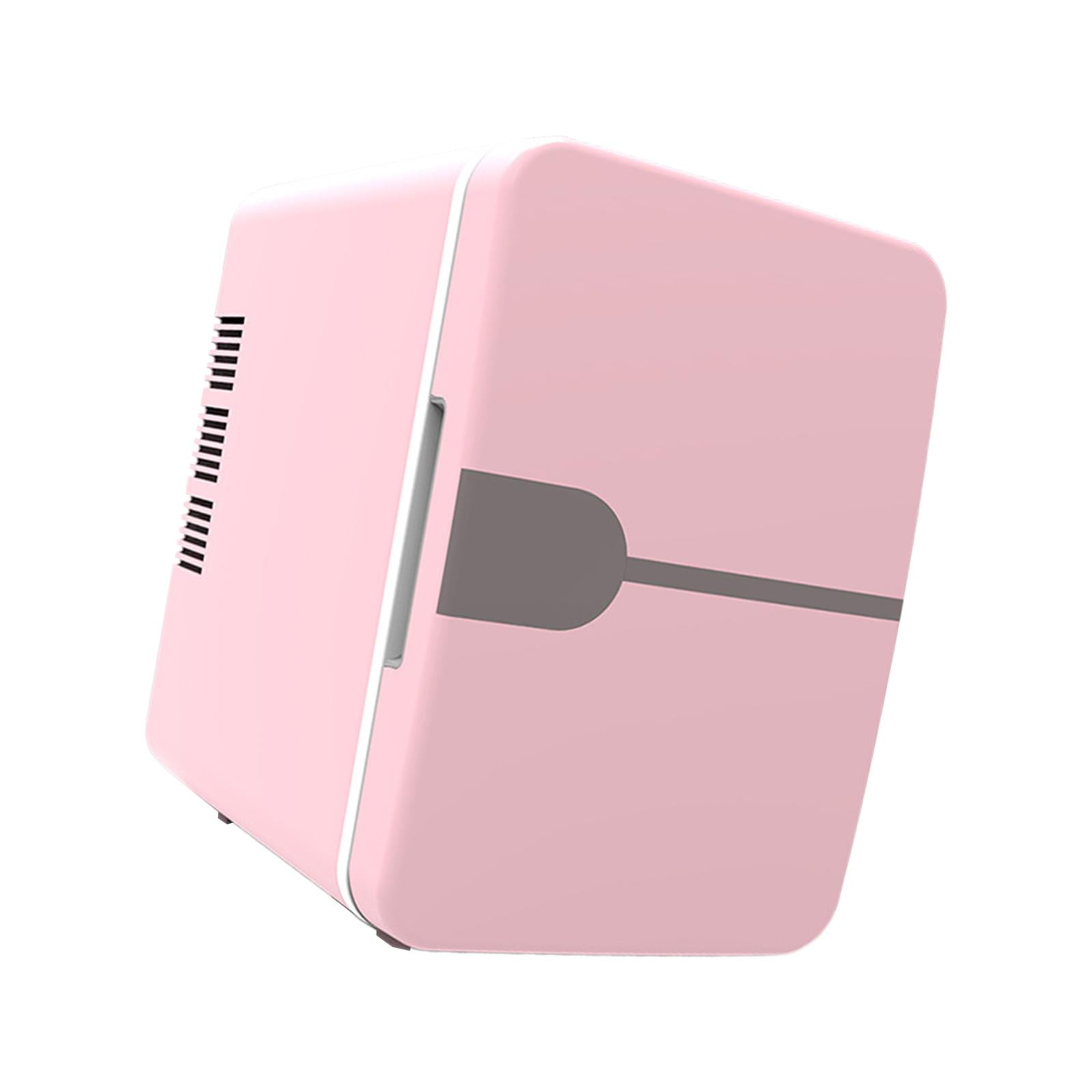 Magideal - Mini Nevera Compacta Portátil Refrigerador Pequeño Enfriador Calentador Termoeléctrico Con Diseño Plano De Material Pp Adecuado Para Dormitorio Coche Rosa