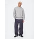 thumbnail image 2 of Buzo GAP con Logo Bordado Cuello Redondo Polar Gris Claro Talle L, 2 of 4