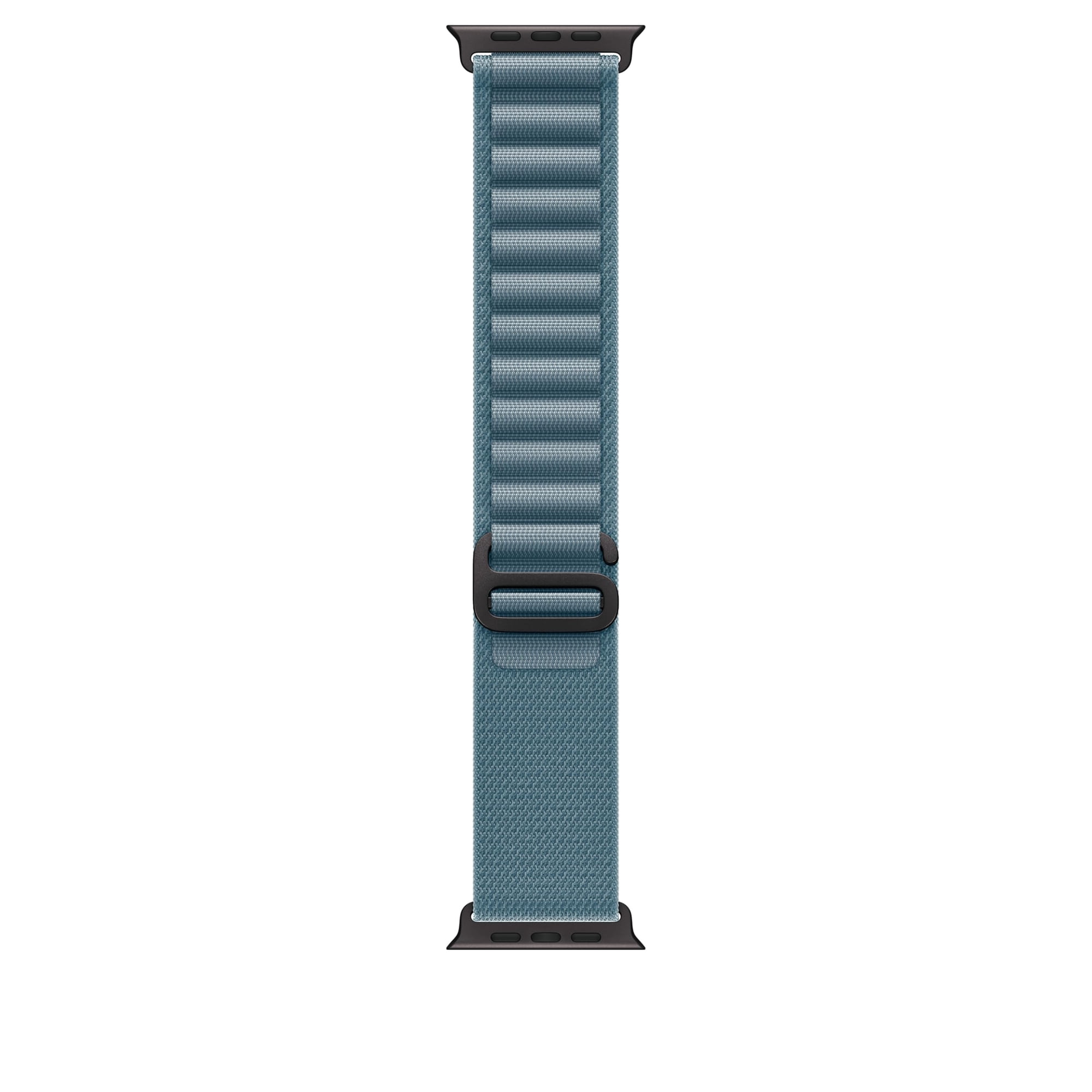 Correa De Reloj Apple Alpine Loop, Azul Claro, 49 Mm, Negro, Titanio