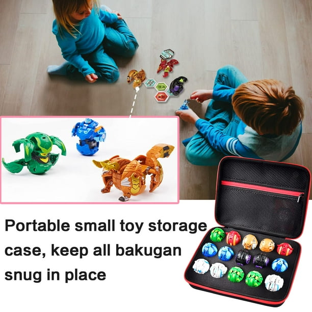 Estuche organizador de juguetes Comecase para figuras de Bakugan