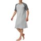 thumbnail image 4 of INSPIRE CHIC Camisón para Hombre de Manga Corta Raglán Cómodo y Suave para Dormir L Gris, 4 of 7