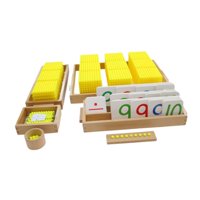 Bothyi - Materiales Matemáticos Montessori, Sistema Decimal, Juguete Sensorial Para Edades De 3 A 7 Años, Regalos Para Bebés Sin Alfombra