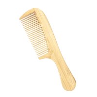 Magideal - Peine Para Desenredar El Cabello, Peine Para Ducha, Herramienta De Peinado, Peine Largo De Peluquería De Bambú Para Hombres, Cabello Ondulado, Cabello