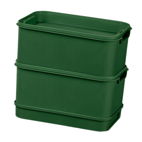 Ioensy - Placa Germinadora De Semillas, Bandeja Resistente Para Cultivo De Hierba De Gato, Para Microvegetales De Invernadero, Color Verde Oscuro