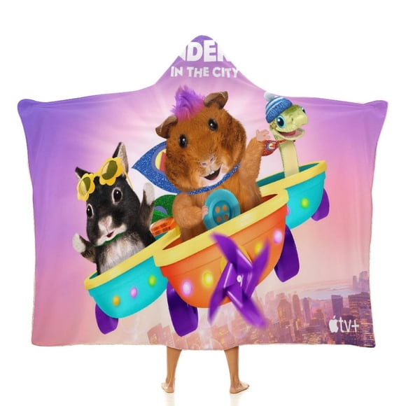 Manta Capa con Capucha Desmarcar Wonder Pets en la Ciudad 100x130 cm