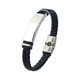 thumbnail image 2 of Pulsera Del Día De San Valentín Regalo Pareja Pulsera Para La Playa Regalos De Cumplea?os Fiesta Negro Plata, 2 of 5