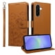 thumbnail image 1 of Funda Cartera para Samsung Galaxy A37 Perro Cachorro Grabado con Tarjetas Soporte Correa Marrón, 1 of 6