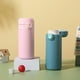 thumbnail image 2 of 1pc Portable Pea Mug Student Double Layer Water Cup Water Bottle Thickened Thermal Insulation Vacuum Cup Stainless Steel Cup/Multicolor, 2 of 3