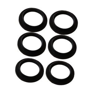 Magideal - 6 Anillos Exteriores E26, Casquillos De Lámpara E27, Casquillos De Portalámparas, Casquillos De Bombilla, Anillos De Repuesto Para Base De Luz, , Negro