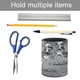 thumbnail image 5 of Familia de Esqueletos Espeluznantes Bailando-theme Cylinder Pen Holder Pencil Organizer with Flannel Lining PVC Leather Material Cardboard Base for study work 10*8CM, 5 of 6