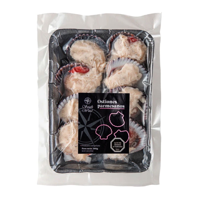 Ostiones Parmesanos 360 gr South Wind