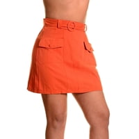 Likeshop - Mini Falda Mujer Juvenil Falda Corta Bolsillos 3095