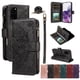 thumbnail image 1 of Para Samsung Galaxy S20 Plus 5G Funda Tipo Billetera, 9 Ranuras para Tarjetas Bloqueo RFID Bolso Cruzado Cubierta de Cuero, Bolsillo con Cierre, Correa de Muñeca y Hombro Desmontable, Funda, 1 of 11