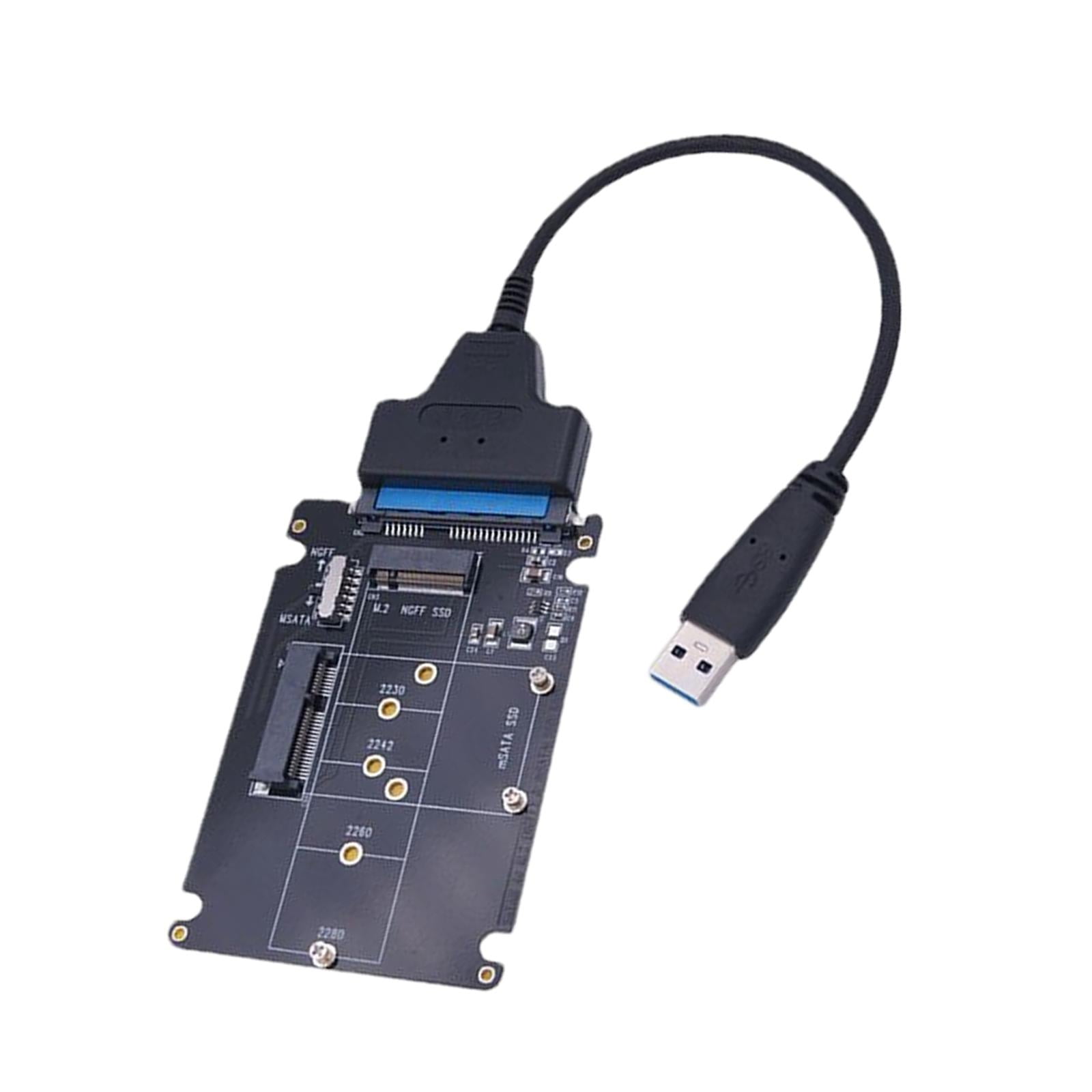 Bothyi - Adaptador Msata A Sata Pci-e Ssd Sata3.1 Convertidor Estándar M.2