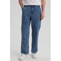 Fashionspark - Jeans Hombre Recto Moda Azul