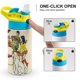 thumbnail image 4 of Los Archies Botella de Agua con Tapa Pop Top de Un Toque, Acero Inoxidable, a Prueba de Fugas, para Deportes, Botella Infantil azul 12 oz, 4 of 6