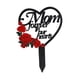 thumbnail image 3 of Placa Conmemorativa De Condolencias Con Forma De Corazón Para Decoración De Cementerio Con Estaca De Jardín Para Mamá, 3 of 5