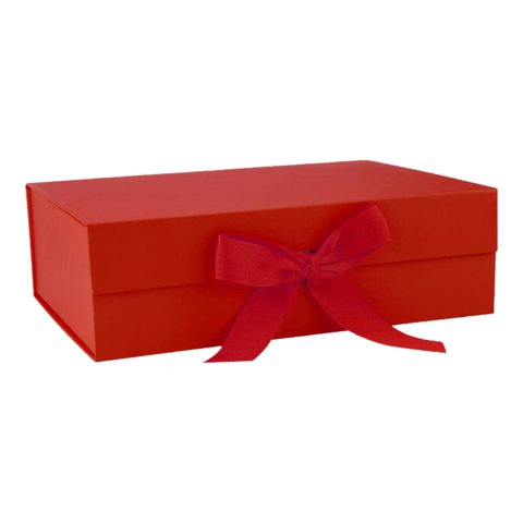 Magideal - Caja De Regalo Con Cinta Propuesta Cajas De Regalo Caja De Presentación Caja De Embalaje De Regalo Grande Para Fiesta De Compromiso Fiesta De Cumpleañ Rojo