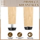 thumbnail image 4 of Niveladores de Muebles Ajustables con Rosca Uxcell, Niveladores de Patas de Muebles Tornillo M6 x 17mm, 4 of 7