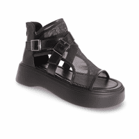 Sandalia Plataforma Negro Andarina