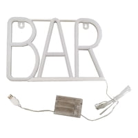 Magideal - Letrero De Neón Para Bar, Luz De Neón Led, Letrero De Luz De Neón Con Barra De Letras Usb Para Bar, Decoración De Pared, Letreros Iluminados Colgantes , Rosa