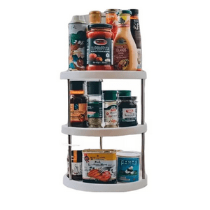 Aventura Store - Organizador Cocina Condimentero 3 Niveles Giratorio Almacenamiento