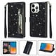 thumbnail image 1 of Funda Para Elegante Funda Iphone 14 Pro Glitter Con Cremallera-ideal Para El Uso Diario, 1 of 5