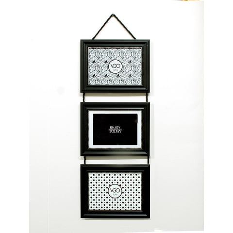 Vgo - Marco 15X20 Triple Plast. C/Det. Puntitos Hg3-550.6/H Neg