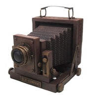 Vgo - Adorno Cámara Vintage Café