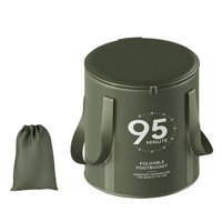 Ioensy - Cubo De Baño Para Remojo De Pies, Lavabo Para Baño De Pies Para Dormitorio, Para Senderismo, Viajes, Camping, Verde