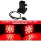 thumbnail image 5 of Cubierta de enganche de remolque para camión de 2 pulgadas con lente ahumada y 15 luces de freno LED, 5 of 7