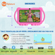 thumbnail image 4 of Tablet Niños 7" 2G-32G Control Parental Wifi Playstore Rosa, 4 of 8