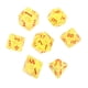 thumbnail image 3 of Juego De Dados Multifacéticos De 7 Piezas, Juegos De Mesa, Accesorios Para Fiestas, Juguetes Educativos, Amarillo, 3 of 5