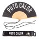 thumbnail image 1 of Abanico de mano Fisura plegable 42 cm negro de madera y textil, 1 of 7