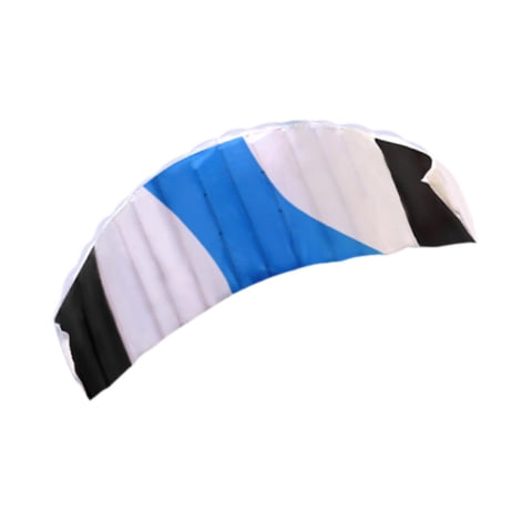 Ioensy - Cometa Acrobática De Dos Líneas Para Playa, Juguete De Parapente Para Exteriores De 1,4 M, Color Azul Para Adultos