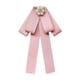 thumbnail image 2 of Broche De Lazo De Cinta, Pajarita Preatada, Corbata De Moda Para Camisa, Uniforme De Estudiante, Rosa, 2 of 5