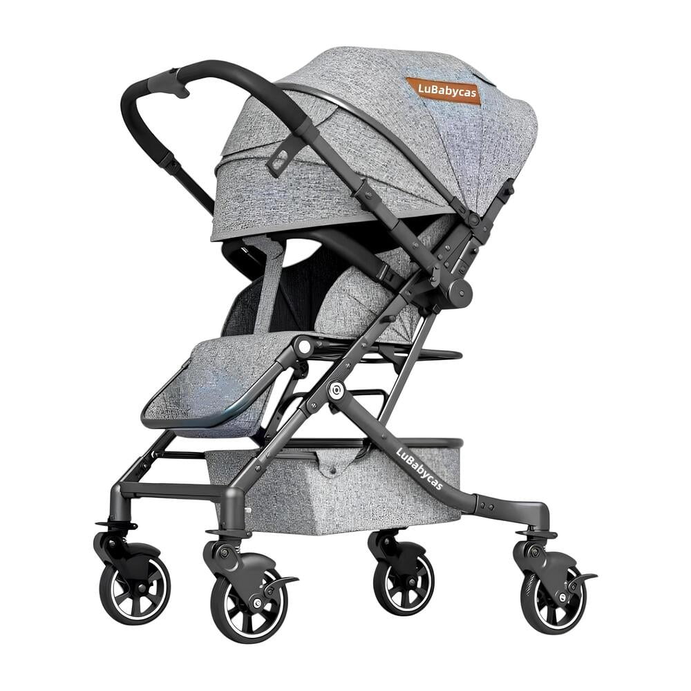 Coche De Paseo Reversible 4 Ruedas 360°space Gris Lubabycas