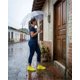 thumbnail image 1 of Pack 6 Cubre Zapatos De Silicona Impermeable Para Lluvia Talla S Amarillo, 1 of 6