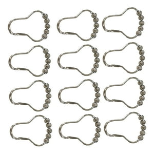 Genérico - 12X Anillos Para Cortina De Ducha Ganchos Para Cortinas Ganchos Para Cortinas De Ducha De Baño Estilo B