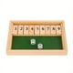 thumbnail image 1 of Shut The Box Dice Board Game Wooden Flaps & Dices Game 4 Players Pub Bar Party Supplies Family Entertainment For Kids & Adults, 1 of 4