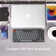 thumbnail image 2 of Teclado Mecánico Keychron K2 75% Bluetooth Interruptor Rojo, 2 of 7