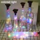 thumbnail image 2 of Paquete de 10 luces solares para botellas de vino, 20 luces LED de corcho para fiestas, bodas, Navidad, vacaciones y jardín., 2 of 5